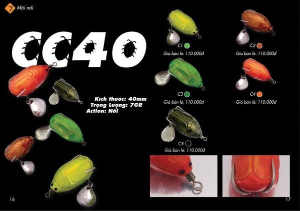 Chọn mồi câu lure - TNTLures